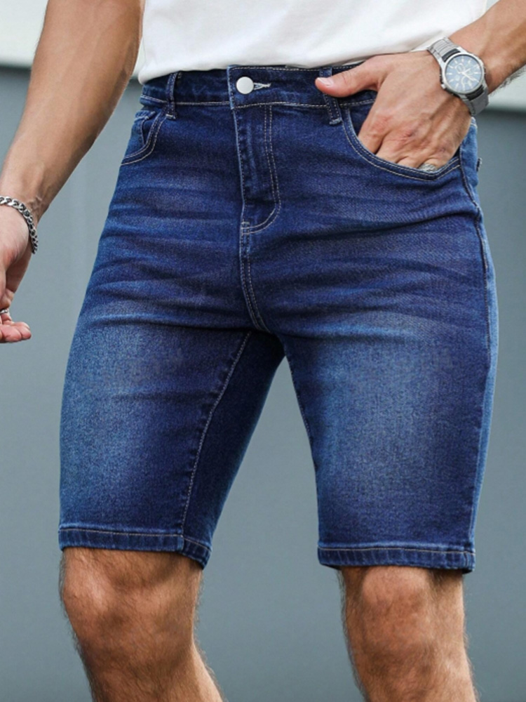 남성 슬림 스트레이트 핏 워싱 데님 반바지, 여름 스트 - Levis Jeans 501 리뷰 및 가격