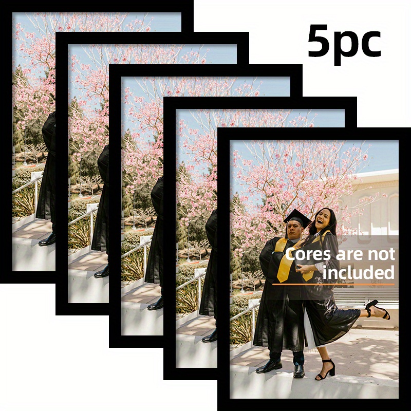 5피스 세트 A4 블랙 우드 포토 프레임 벽걸이용 21 - Engraved Wood Frame 리뷰 및 가격