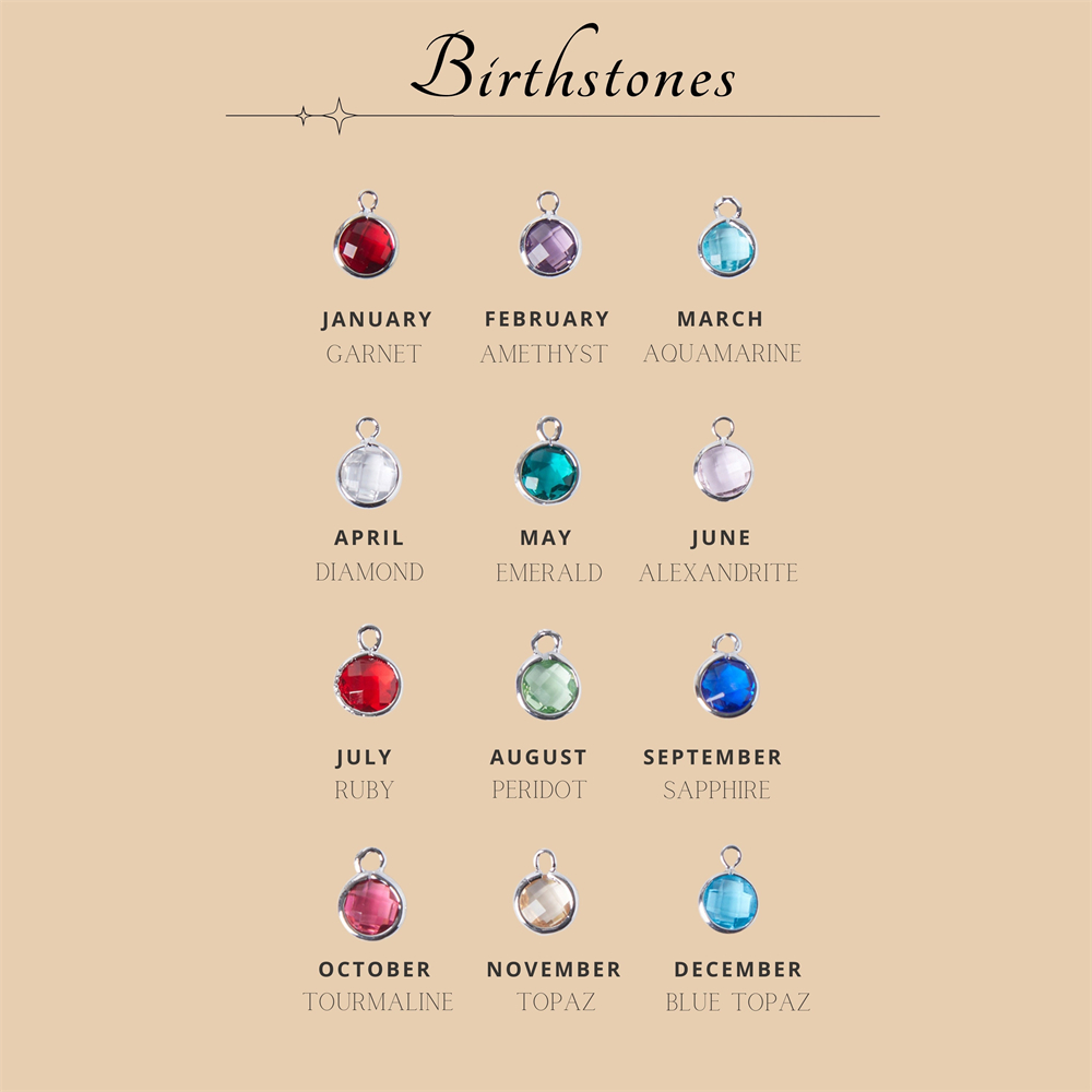 맞춤형 카라비너 이름 참 목걸이, 스테인레스 스틸 클립 - Birth Flower Necklace 리뷰 및 가격